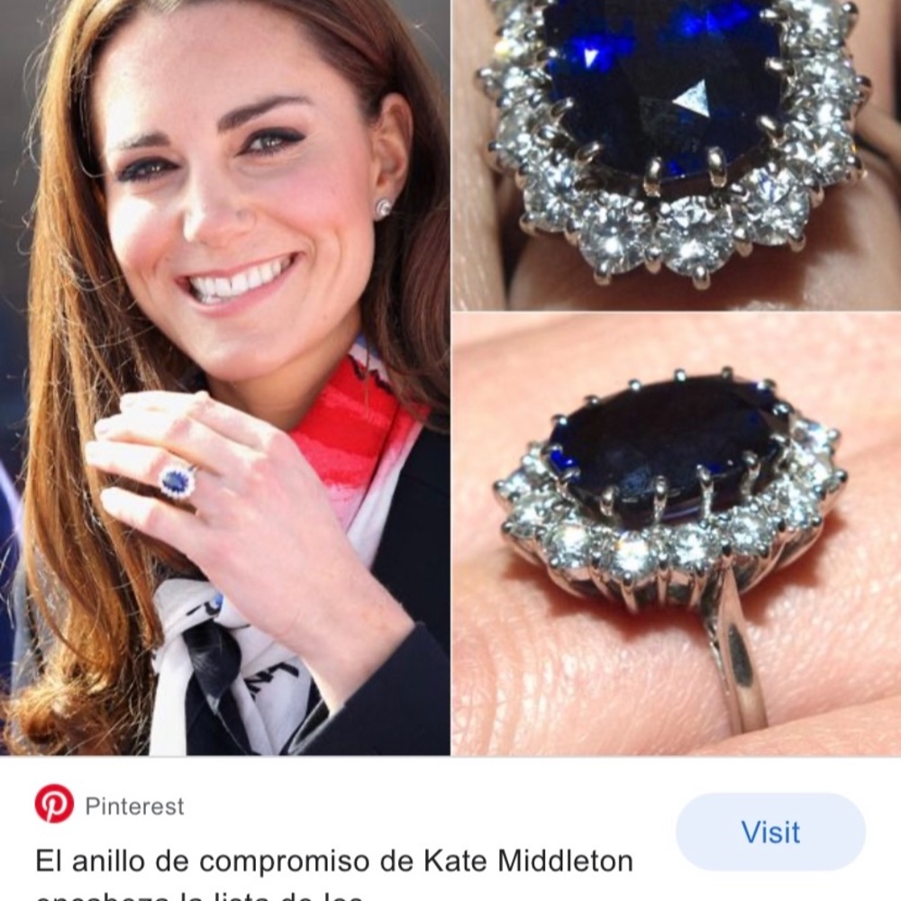 Kate Middleton engagement sapphire ring